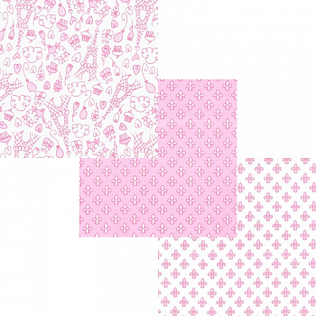 Набор лоскутов MICHAEL MILLER (3 шт), 50x55 см,100% хлопок