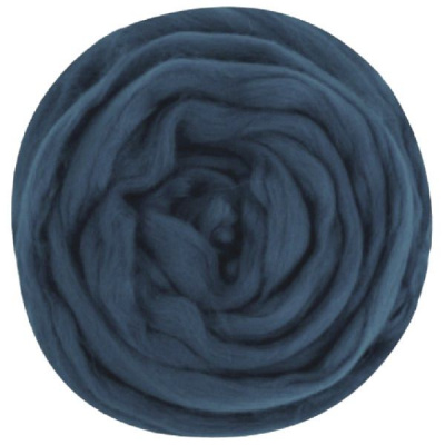 Шерсть для валяния 100% полутонкая шерсть, 50 г, №0256 светлая джинса,упак (10шт.)