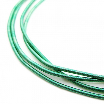 Канитель мягкая, гладкая KAN/MK1.3-18  матовая, нефрит