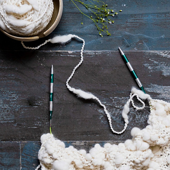 Спицы съемные алюминиевые Smartstix KnitPro для длины тросика 35-126 см, 5,00 мм, 42127