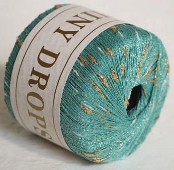 Шайни дропс, пряжа для ручного вязания (509, тиффани)