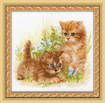 Набор для вышивания «Сотвори Сама» 1391 Детские забавы 25*25 см