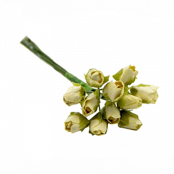 Декоративный букетик "Рукоделие" DKB055B  Розы (блондин)