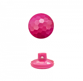 Пуговица в тубе на ножке перламутр 1491- фуксия  перламутр  13 мм уп/24