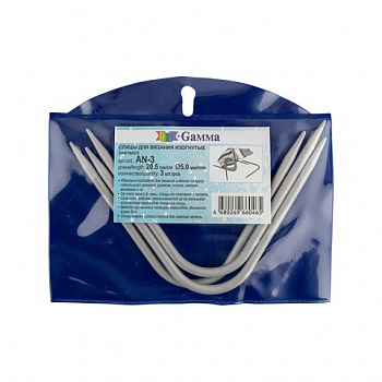 Спицы изогнутые "Gamma" AN-3 металл d 5.0 мм 20.5 см 3 шт
