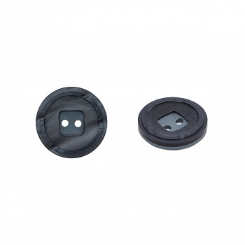 Пуговица в тубе 0311-1186A - цвет серый 34L - уп/24шт