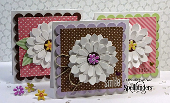 Набор ножей Spellbinders® Nestabilities® "Классические квадраты с фестонами маленькие"