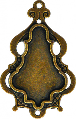 Заготовки для украшений «Chandelier Bezel-Large-Bronze» (Бронза)