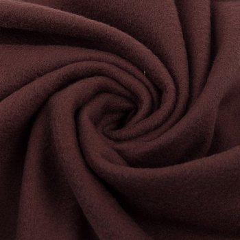 Ткань Флис FG-001 50 х 50 см 100% полиэстер №492 т.коричневый