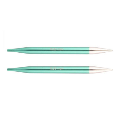Спицы съемные алюминиевые Zing KnitPro, для тросика 35-126 см, 8.00 мм 47510