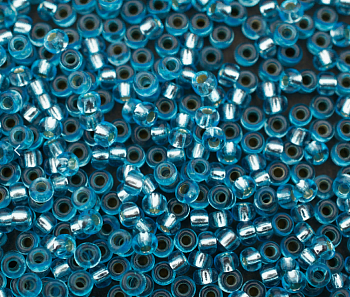 Бисер "Астра", (стекло), 11/0, упак./20 г. цв. 33В голубой