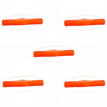 Бусина "Zlatka" акрил Z016P 13 х 32 мм  5 шт №171 красный