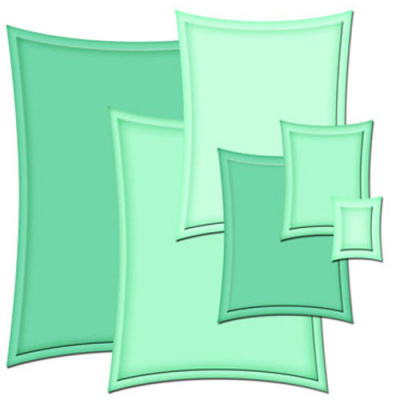 Набор ножей Spellbinders® Nestabilities® "Шаткие прямоугольники"