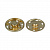 Кнопки пришивные KLМ300 металл "Gamma" d 30 мм 10 шт. №05 под золото