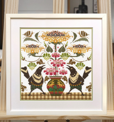 Набор для вышивания «Овен» 1691 "Сороки" 27 х 27 см 