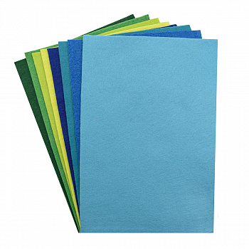 Фетр листовой "Astra&Craft" мягкий ассорти № 3, 3,0мм, 20*30 см,8шт/упак.