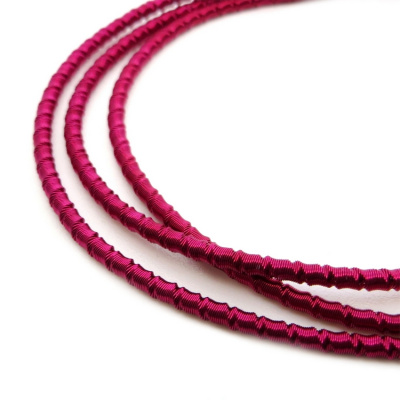 Канитель мягкая, фигурная KAN/LB2-05  матовый, розовая фуксия