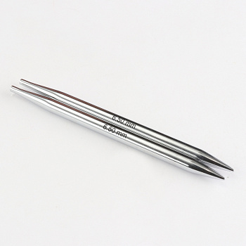 Спицы съемные латунные для длины тросика 35-126 см Nova KnitPro, 6.50 мм 10413