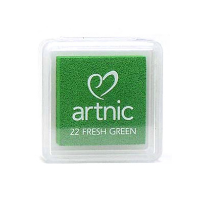 Подушечка чернильная Tsukineko "Artnic Small" 25х25мм, цвет: Светло-зеленый