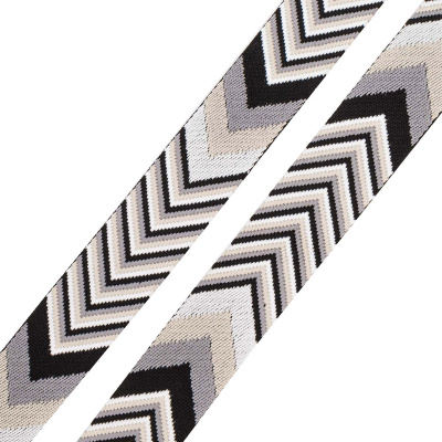 3Al354 Стропа ременная с принтом двухсторонняя (100% полиэстер) 38мм*45,72м.D147