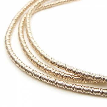 Канитель мягкая, фигурная KAN/LB2-15  матовый, нежно кремовый