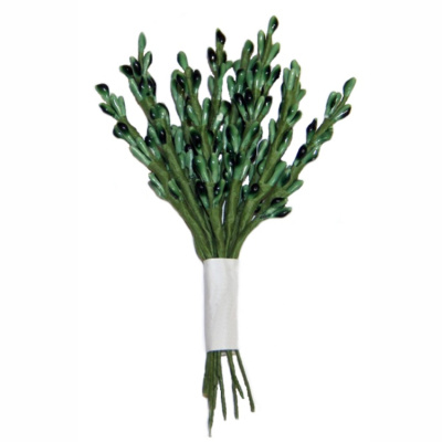 Декоративный букетик "Рукоделие" DKB022E green  (зеленый)