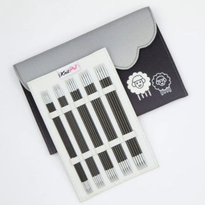 Набор носочных спиц (делюкс) Deluxe 15 см Karbonz KnitPro 41638