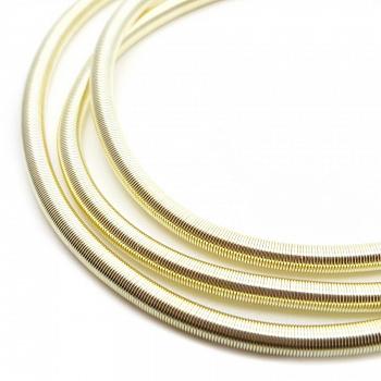 Канитель мягкая, гладкая KAN/MS3-30  матовый, бледное золото
