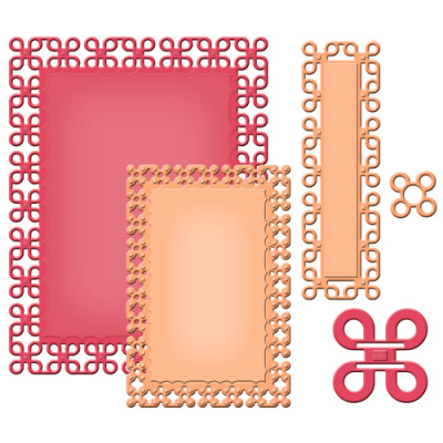 Набор ножей Spellbinders® Nestabilities® Card Creator "A2 Петельки"