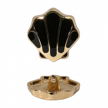 Пуговицы 20мм  CTX 0155  ДУ золото/черный  5шт/упак