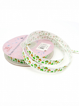 Лента декоративная принтованная "Рукоделие" LD-002 25м, цвет 04