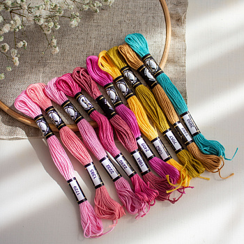 Набор мулине №4 Финка, хлопок, пасма (10 шт. х 8 м)