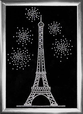 Набор для аппликации стразами «Золотое Руно» ХК-019 Праздник в Париже