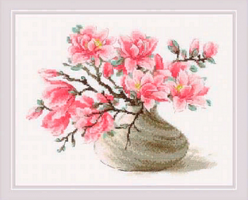 Набор для вышивания «Риолис» 2018 "Южная магнолия"30 х 24 см