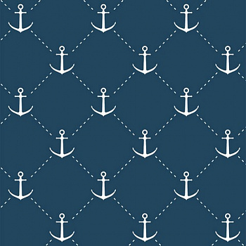 Упаковочная бумага односторонняя WPO-02 «Stilerra» 100 x 70 см, цвет 41 Якоря