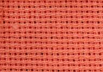 Канва под вышивку "Текстильторг", К14 100% хлопок уп/5 м. оранжевая