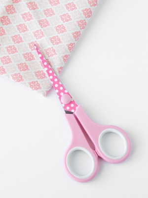 Ножницы бытовые "Crafty tailor" NR-21(Р), 114мм, толщина лезвия 1,5мм, розовый