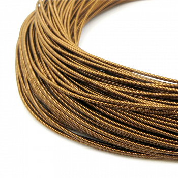 Канитель жесткая KAN/MS1-13  матовый, молочный шоколад