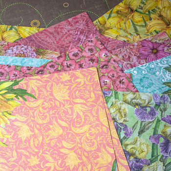 Набор бумаги для скрапбукинга: 8 дизайнов по 2 листа