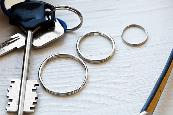 Кольцо для ключей «Gamma»GH 107/24  d внутр. 24 мм 20 шт  04 под никель