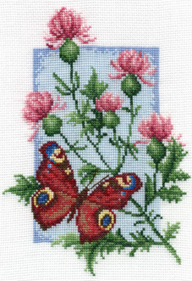 Набор для вышивания «Panna» Б-0117 Павлиний глаз,15,5 x 21 см