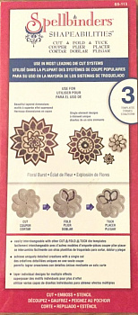 Набор ножей Spellbinders® Shapeabilities® "Цветочный взрыв"