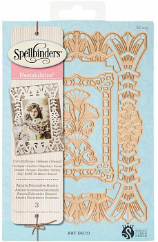 Набор ножей Nestabilities® Decorative Accents "Декоративные узоры Астория"