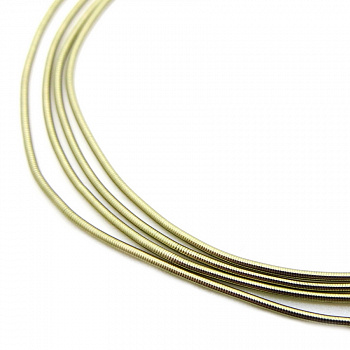 Канитель мягкая, гладкая KAN/MD0,7-05  глянец, античное золото