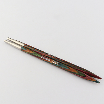 Спицы съемные деревянные для длины тросика 35-126 см Symfonie KnitPro, 5.00 мм 20405