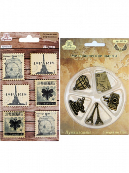 Набор для творчества NT-29 "Рукоделие" Металлический и деревянный декор