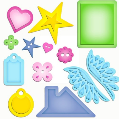Набор ножей Spellbinders® Shapeabilities® "Милый дом"