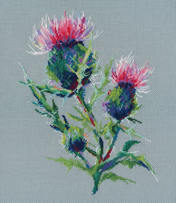 Набор для вышивания «Овен» 1595 "Чертополох" 20 х 27 см