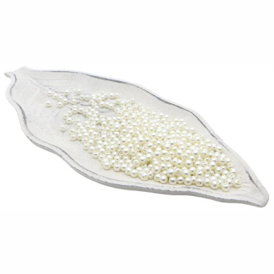 Бусины пластиковые "РУКОДЕЛИЕ", диаметр 5мм, цвет №42 молочный, 25гр/пакет, PP1003C42