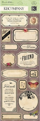 Стикеры "Ярлычки"( с эмбоссингом)